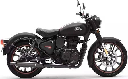 Classic 350 Matt Scale Model 1:12 – Dark Stealth Black